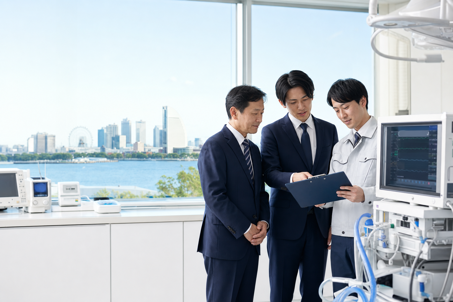 神奈川・横浜の病院向け医療機器保守点検・修理業のM&Aと事業承継を表すアイキャッチ画像